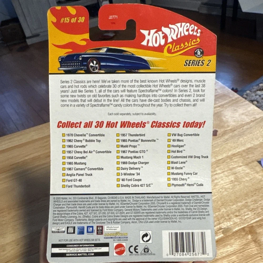 Hot Wheels Classics Series 2 #15/30 Mustang Mach 1 - Spectraflame Orange